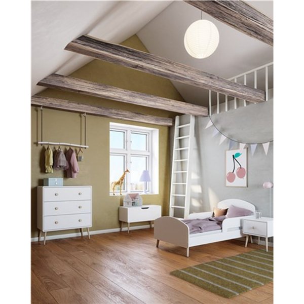 Gaia nattbord - Hvit