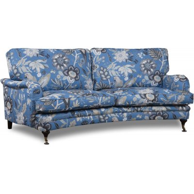 Howard Spirit buet 3-seters sofa i blomsterstoff - Eden Parrot Blue