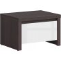 Kaspian nattbord - Wenge/hvit