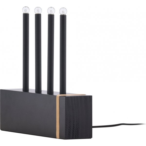 Fjällberget lysestake - Sort/Gull Fjällberget lysestake - Sort/Gull