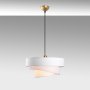 Scene taklampe 40 cm - Hvit