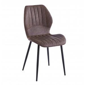 Santos spisestuestol - Brun/svart Santos spisestuestol - Brun/svart