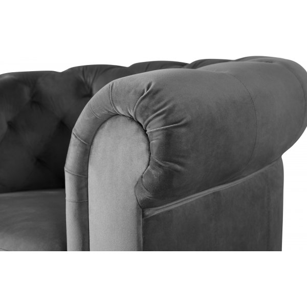 Chesterfield Royal lenestol - Gr flyel