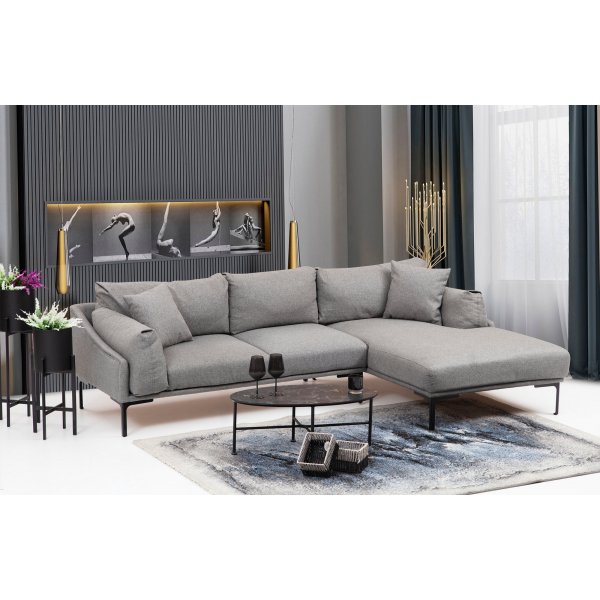 Leo divansofa - Grå Leo divansofa - Grå