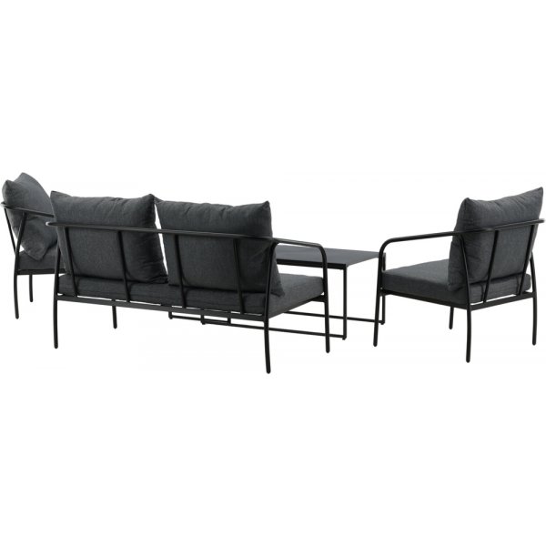 Sopot sofagruppe - Sort/Grå Sopot sofagruppe - Sort/Grå