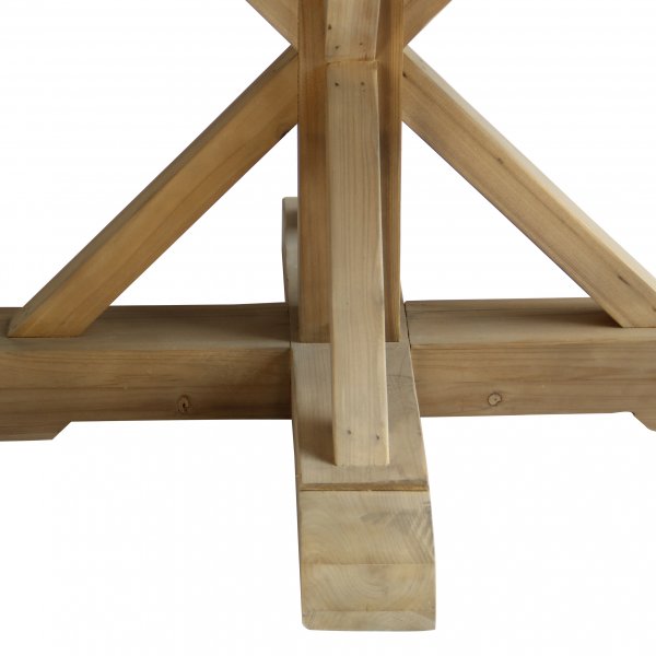 Judith spisebord rundt 160 cm - Resirkulert furu Judith spisebord rundt 160 cm - Resirkulert furu