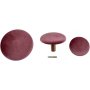 Giza Veggknapper for oppheng - Rosa / messing - 3 stk