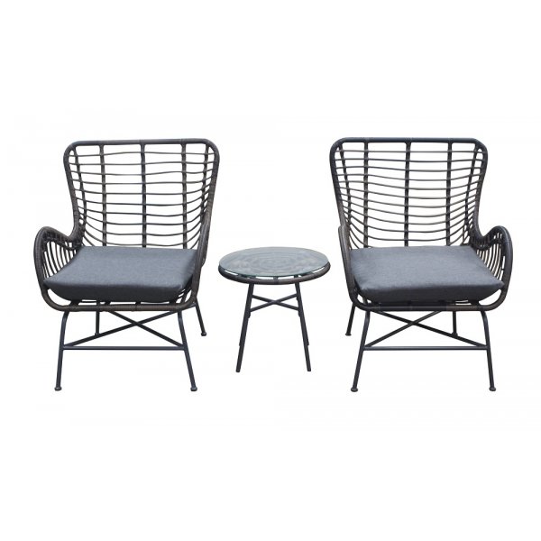 Draget Utembelgruppe komplett med puter