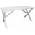 Scottsdale utendrs gruppebord 150 cm inkl. 4 stk Bstad posisjonsstoler - Hvit