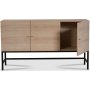 Carl skjenk med 3 drer - Whitewash oak