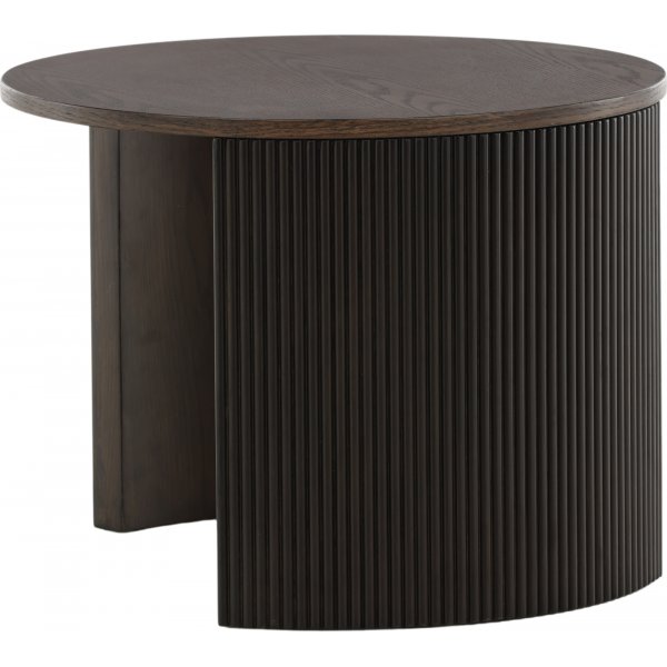 Bristol sofabord Ø60 cm - Semsket skinn Bristol sofabord Ø60 cm - Semsket skinn