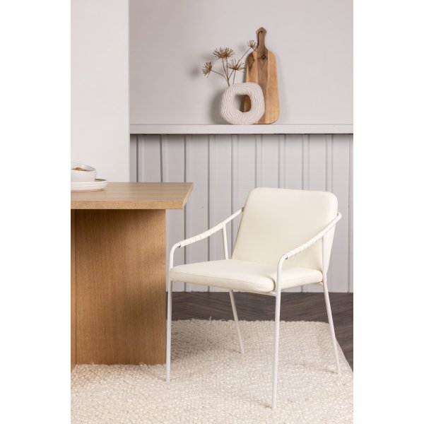 Twisted spisestuestol - Beige Twisted spisestuestol - Beige