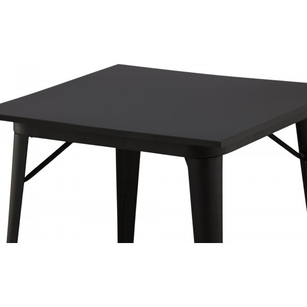Tempe spisebord 80 x 80 cm - Sort Tempe spisebord 80 x 80 cm - Sort