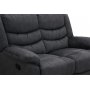 Tampa manuell 2-seters reclinersofa - Grtt stoff