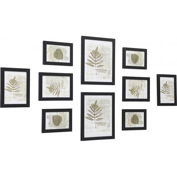 Jasmina fotoramme, 10 stk - Sort Jasmina fotoramme, 10 stk - Sort