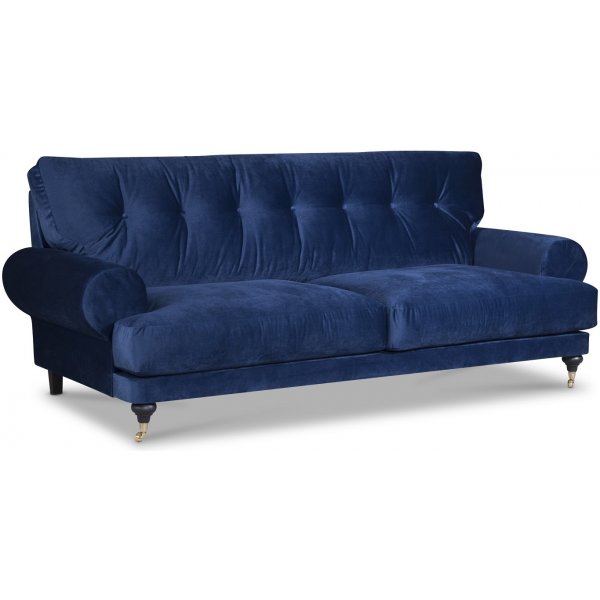 Andrew 3-seter sofa - Mrkebl flyel