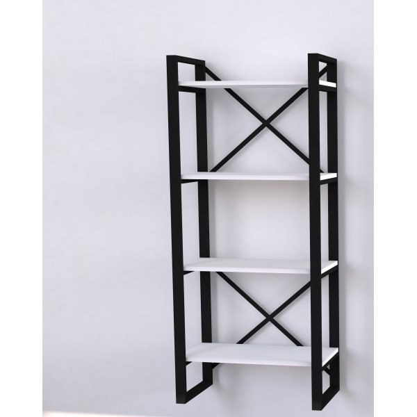 Alaro moderne bokhylle - Valntt/svart