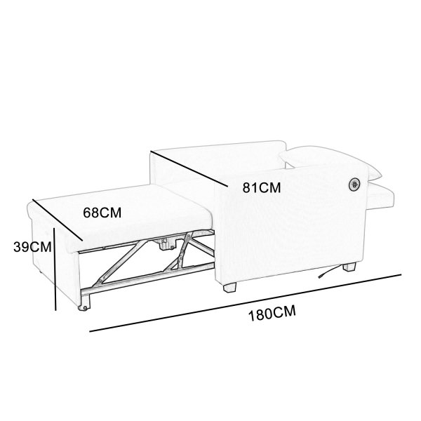 Lenestolseng Sollefteå - Beige kordfløyel | 81 cm bred Lenestolseng Sollefteå - Beige kordfløyel | 81 cm bred