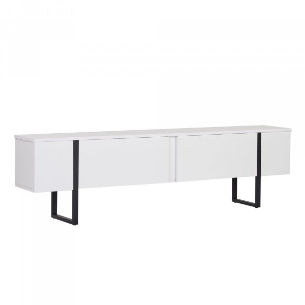 TV-stativ Orost 180 cm - Hvit/svart