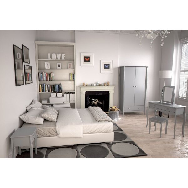 Barokk bordspeil - Grå Barokk bordspeil - Grå