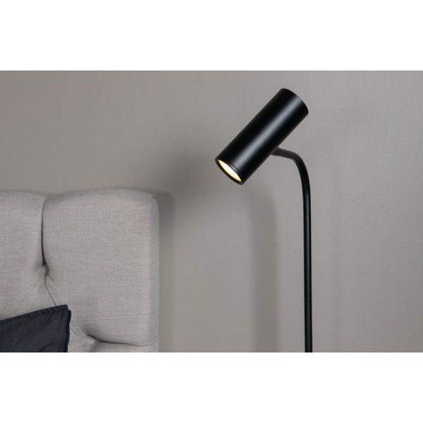 Malsta bordlampe - Hvit marmor / svart