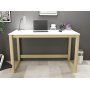 Tone skrivebord - Hvit/furu