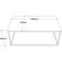 Voyage salongbord 10, 100 x 60 cm - Furu
