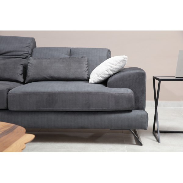 Frido 3-seters sofa - Antrasitt Frido 3-seters sofa - Antrasitt