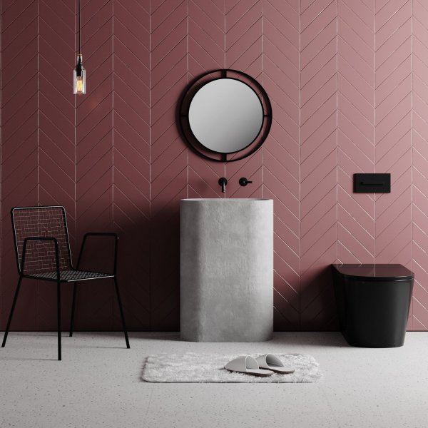 Bubble speil - Svart Bubble speil - Svart