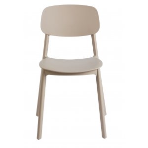 Archimedes stablebar spisestol - Stol i beige plast Archimedes stablebar spisestol - Stol i beige plast