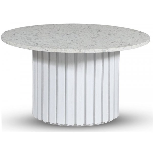 Sumo Salongbord 85 - Hvitbeiset eik / Terrazzo Bianco