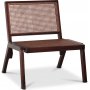 Rizz loungestol - Mahogny / Rotting + Flekkfjerner for mbler