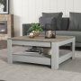 Grado salongbord 89 x 89 cm - Lys gr/eik