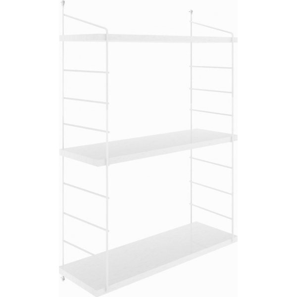 Armoni vegghylle med 3-plan - Hvit