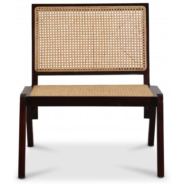 Rizz loungestol - Mahogny / Lys rotting