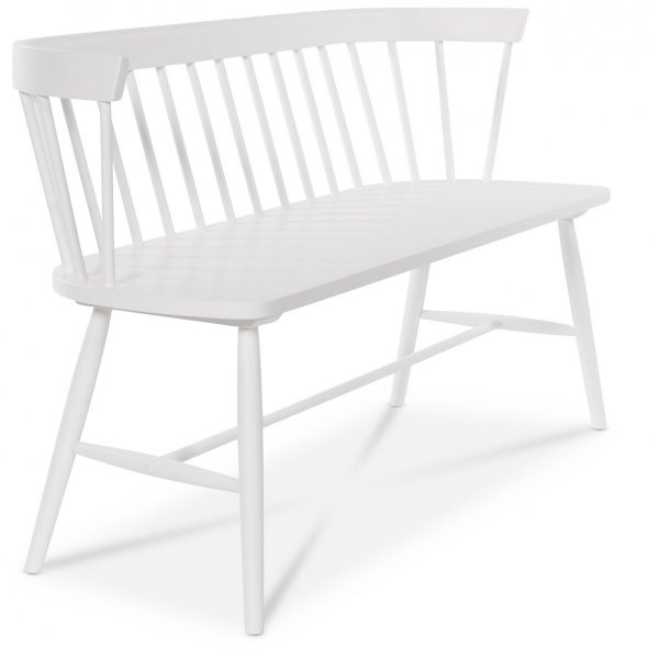 Pinnesofa kjøkkensofa Sandhamn - Hvit + Tekstilrens for møbler Pinnesofa kjøkkensofa Sandhamn - Hvit + Tekstilrens for møbler