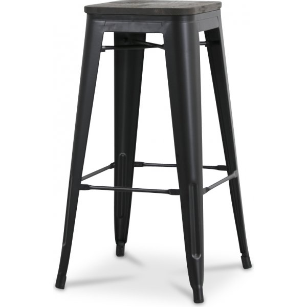 Barkrakk Montreux - Plate / mrk brunt tre
