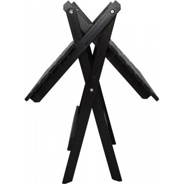 Wilma utegruppebord 65 x 65 cm inkl. 2 stk Knohult stoler - Sort Wilma utegruppebord 65 x 65 cm inkl. 2 stk Knohult stoler - Sort