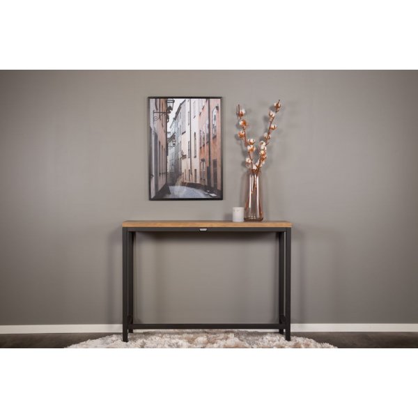 Arvaby konsollbord - Svart/teak