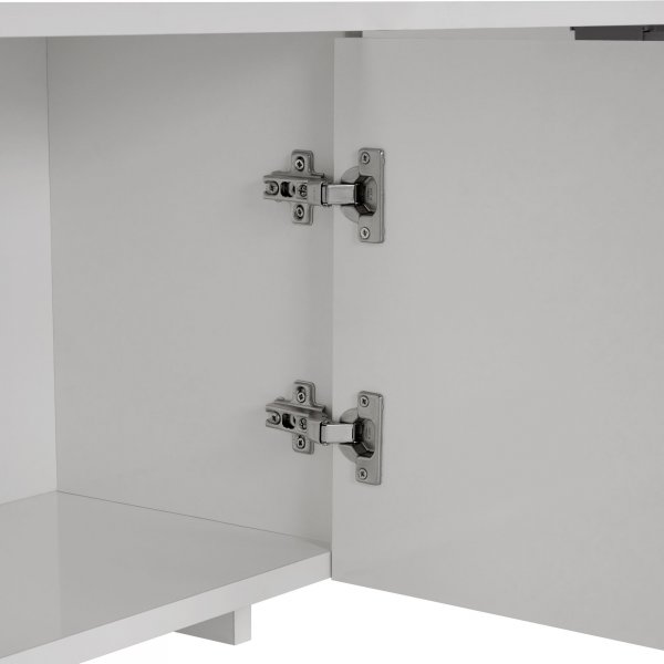 TV-stativ Aurell 180 cm - Hvit