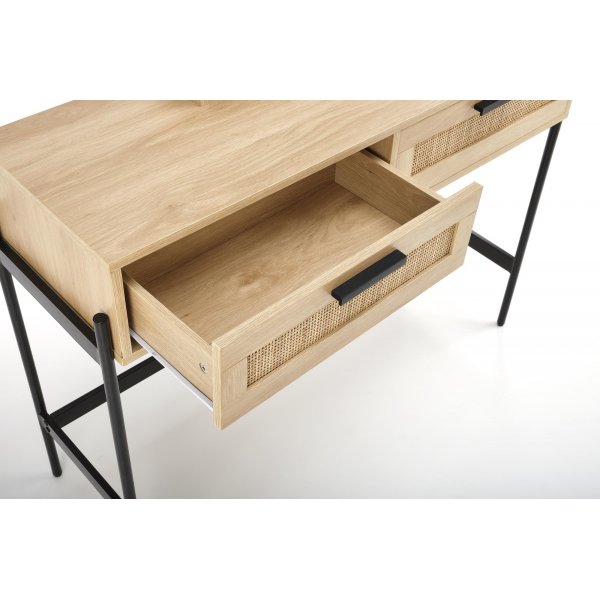 Carmen toalettbord 104 x 35 cm - Beige/svart Carmen toalettbord 104 x 35 cm - Beige/svart