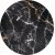 Harissa salongbord 42 cm - Sort marmor/sort