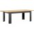 Hesen spisebord 160-200 x 90 cm - Grafitt/eik