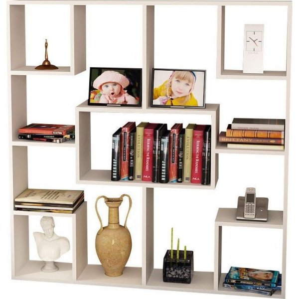 Optimist bokhylle - Hvit