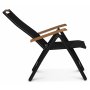 Ekens stillingsstol - Svart aluminium / Polywood