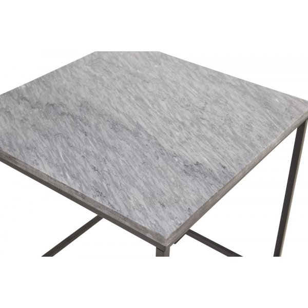 Kvarnbacken sidebord - Svart/gr