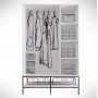 Martin garderobe 126 cm - Hvit