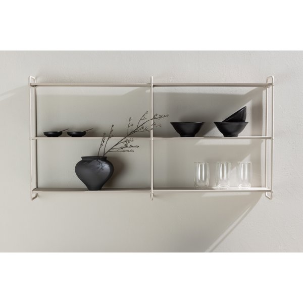 Lyon vegghylle 63 x 122 cm - Beige