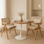 Spisebord eik/hvitt 80 cm - Sumner + Mbelftter