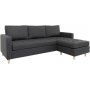 Firenze Divansofa - Mrkegr/bk